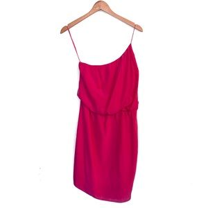Halston Heritage One Shoulder Dress
